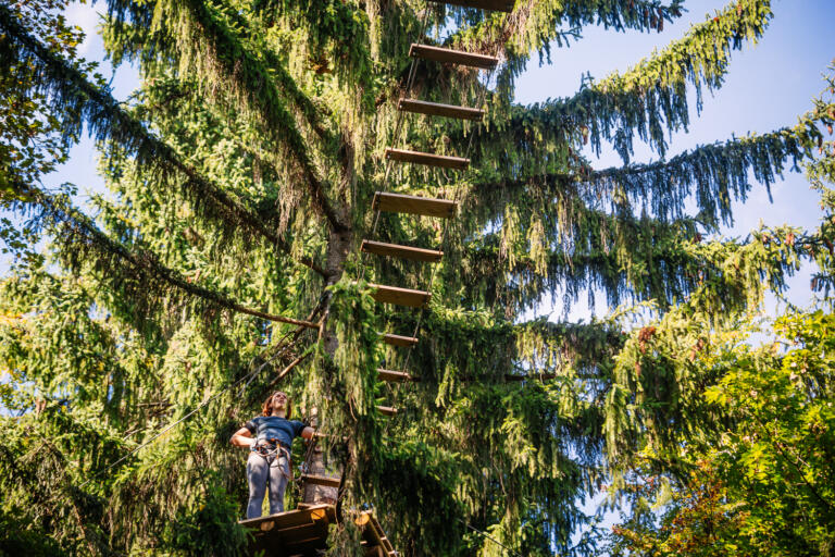 Pustolovski park Geoss, največji pustolovski park v Sloveniji
