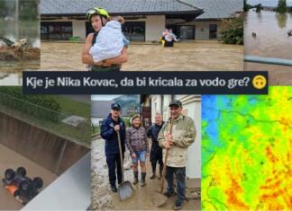 Komentar: Poplave ne skrijejo človeške neumnosti in slovenskega razkola Slovenija poplavljena