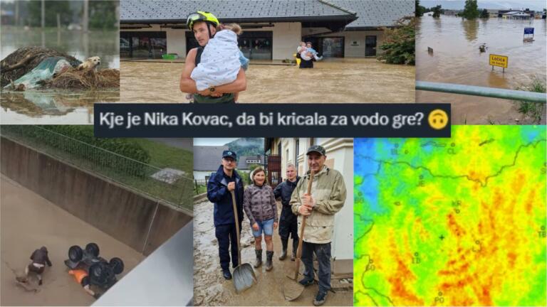 Komentar: Poplave ne skrijejo človeške neumnosti in slovenskega razkola
