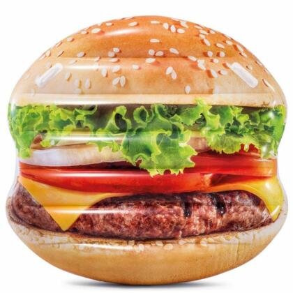 Napihljiva blazina hamburger