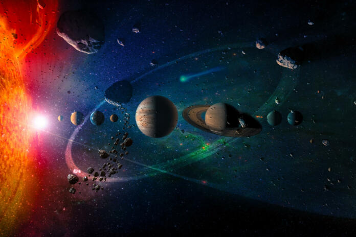 Odkrita črna pega na Neptunu /urls: https://solarsystem.nasa.gov/resources/678/our-solar-system-artists-concept/ https://images.nasa.gov/details-PIA16610.html https://images-assets.nasa.gov/image/PIA06939/PIA06939~orig.jpg https://images.nasa.gov/details-PIA06939.html