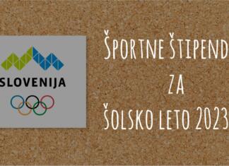 Objavljen razpis za športne štipendije v letu 2023/2024! Športne štipendije za športnike in športnice v letu 2023-24