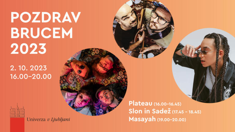 Tradicionalni Pozdrav brucem prvi študijski dan na Kongresnem trgu v znamenju zdravja in glasbe