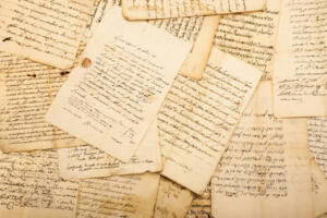 Vintage letters of the 1700/1800 century