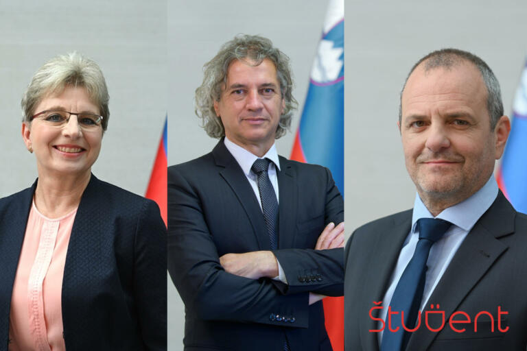 Irena Šinko, Robert Golob, Uroš Brežan