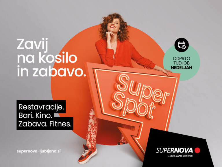 Super Spot v Supernovi Ljubljana Rudnik vabi na nedeljsko kosilo in zabavo