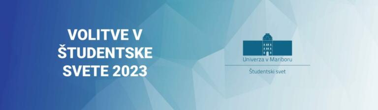Volitve v študentski svet 2023 na Univerzi v Mariboru