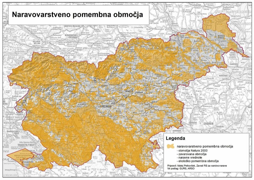 Naravovarstveno pomembna območja v Sloveniji