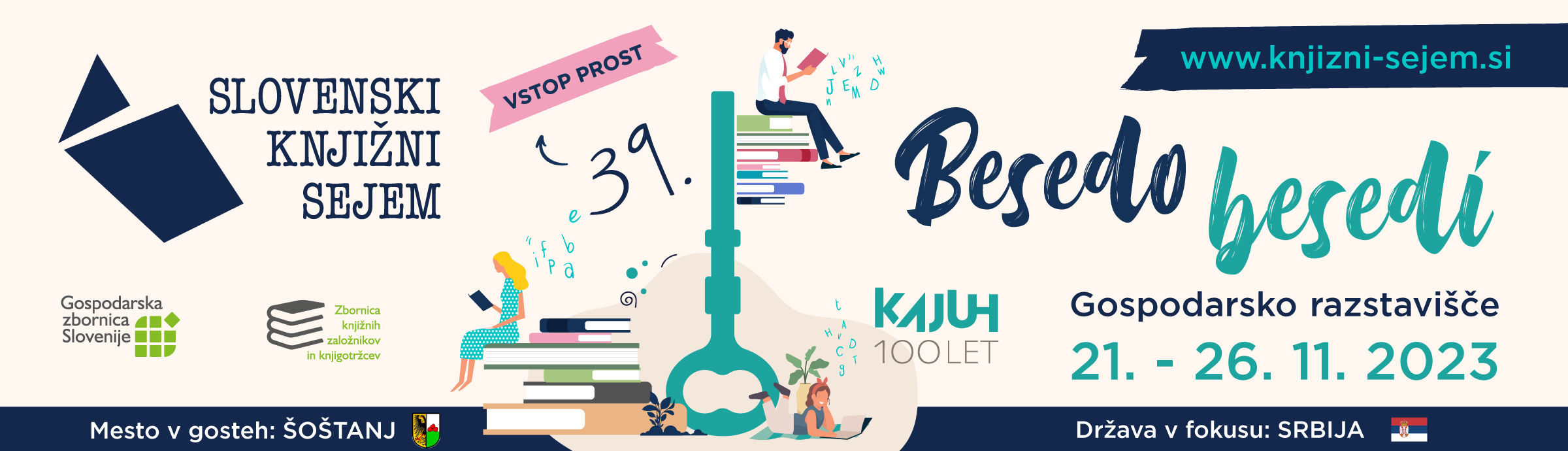 Slovenski knjižni sejem 2023: Besedo besedi na 39. SKS