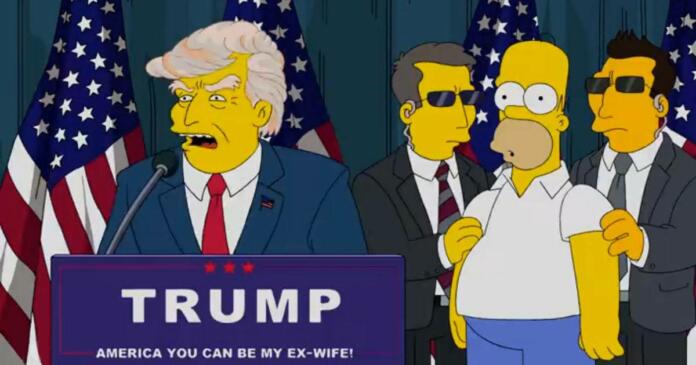 Donald Trump v Simpsonovih
