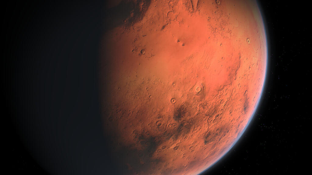 mars, night sky, planet