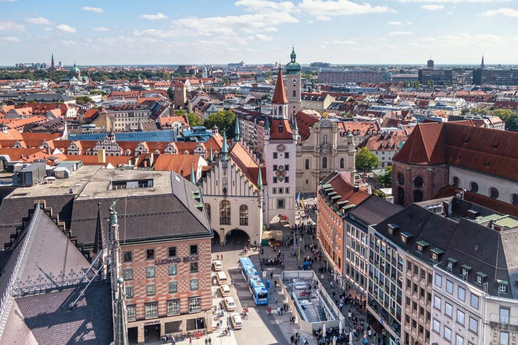 munich, marienplatz, town hall