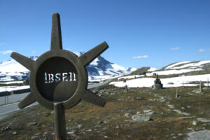 Part of Ibsen monument, Sognefjellet, Norway