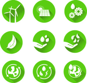 sustainability icons, icons, set