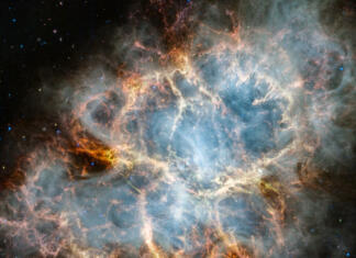 Webb posnel Crab Nebulo, kot je še nismo videli Crab Nebula