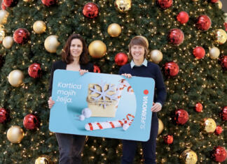 Tudi Supernova se je z donacijo pridružila projektu Božiček za en dan darilni boni