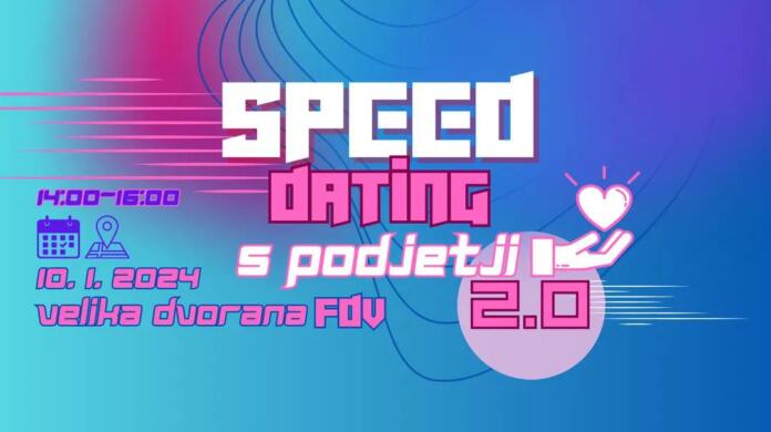 Speed dating s podjetji