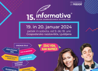 Informativa 2024 15. Informativa, 19. in 20. januar 2024, Gospodarsko razstavišče, Ljubljana