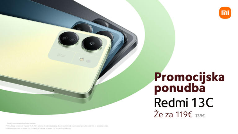 Začela se je promocijska ponudba za Redmi 13C