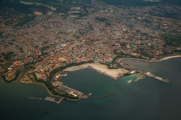 Malabo´s harbour, from Equatorial Guinea, Africa