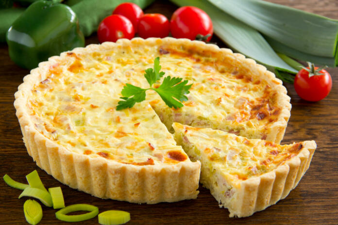 Recept za kiš quiche Lorraine