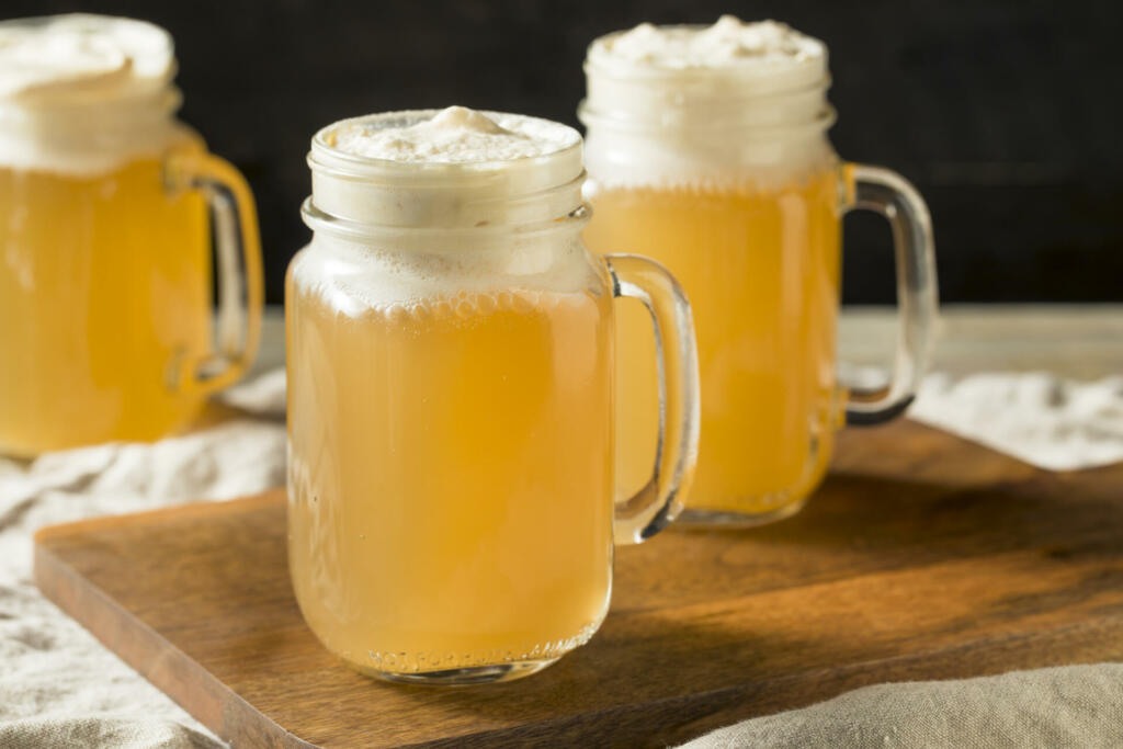 Sweet Homemade Butterscotch Butter Beer in a Mug