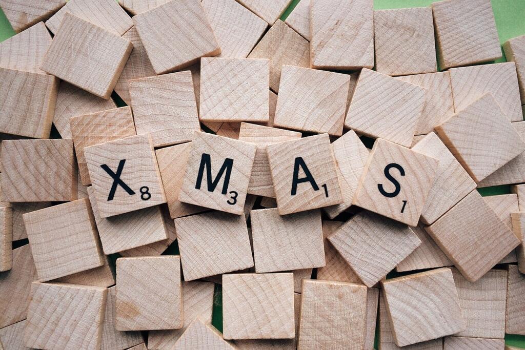 xmas, word letters, holiday