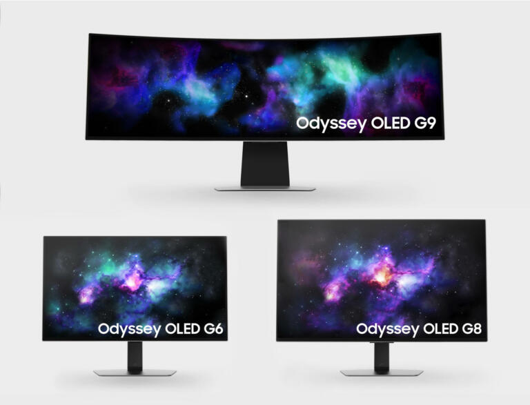Samsung Electronics na sejmu CES 2024 širi linijo igralnih monitorjev Odyssey z novimi modeli OLED