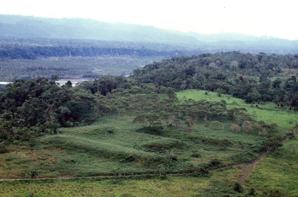 Dolina Upano v Ekvadorju, kjer so našli več tisoč ploščadi oziroma naselbin