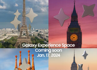 Samsung odpira Galaxy doživljajske prostore (Experience Spaces) in vabi oboževalce v novo dobo Galaxy AI