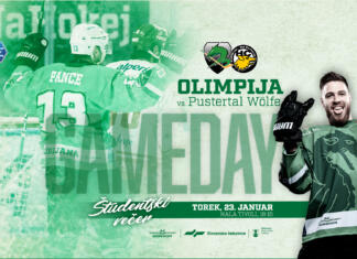 Študentski večer 2024: SŽ Olimpija proti HC Pustertal HK SŽ Olimpija in ekipa HC Pustertal