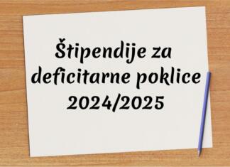 Odprt je razpis za štipendije za deficitarne poklice 2024/2025 Štipendije za deficitarne poklice