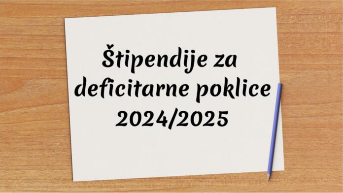 Štipendije za deficitarne poklice