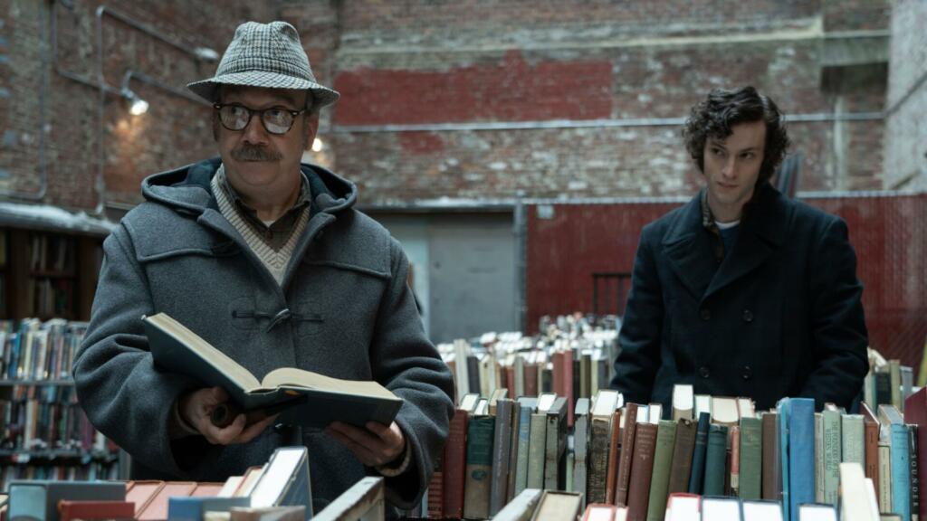 Paul Giamatti in Dominic Sessa v filmu Bartonova akademija