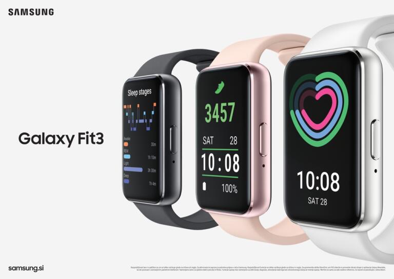 Samsung napoveduje novo in izboljšano fitnes zapestnico,  Samsung Galaxy Fit3
