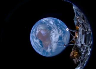 Lunarni pristajalnik Odisej posnel prve fotografije vesolja Odisej je posnel prve fotografije vesolja