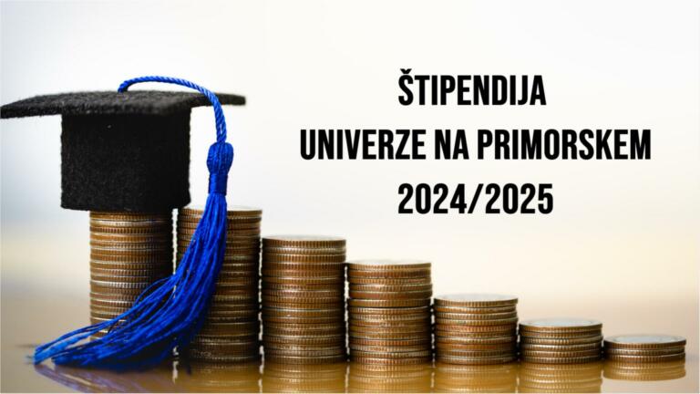 Štipendije Univerze na Primorskem za leto 2024/2025