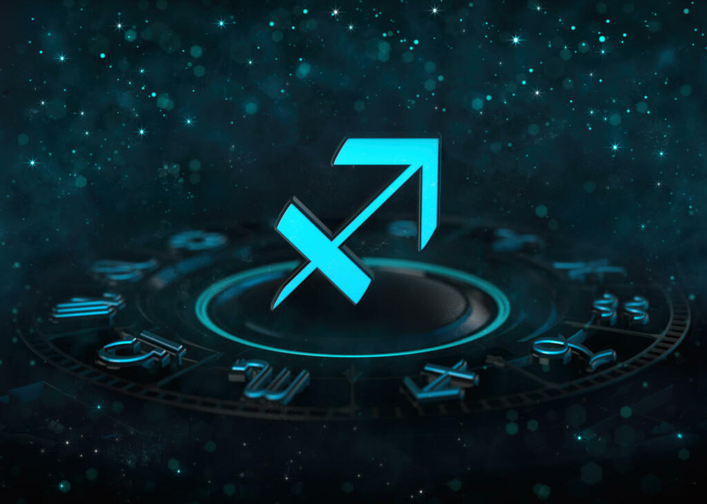 Horoscope sign 3D illustration background.