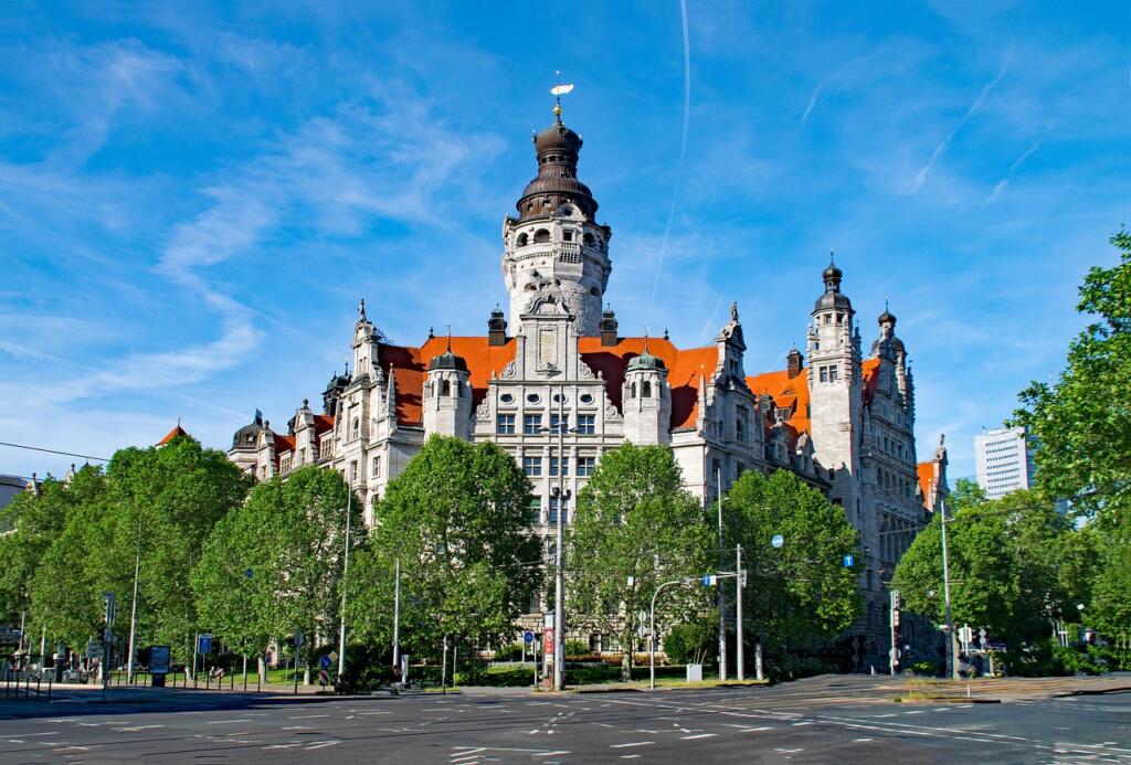 new town hall, leipzig, saxony