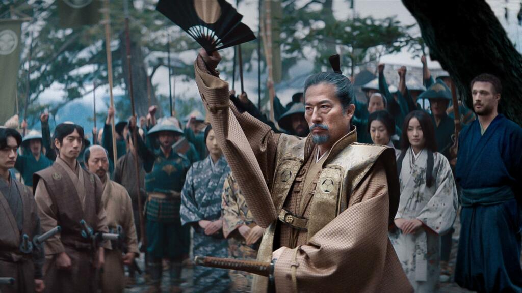Hiroyuki Sanada v seriji Šogun kot daimjo Toranaga