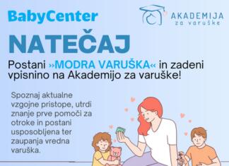 NATEČAJ – Postani ”MODRA VARUŠKA” Natečaj "modra varuška"