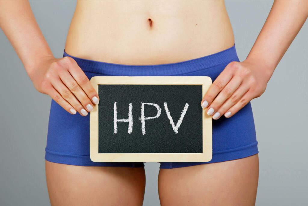 HPV virus. Women's health concept