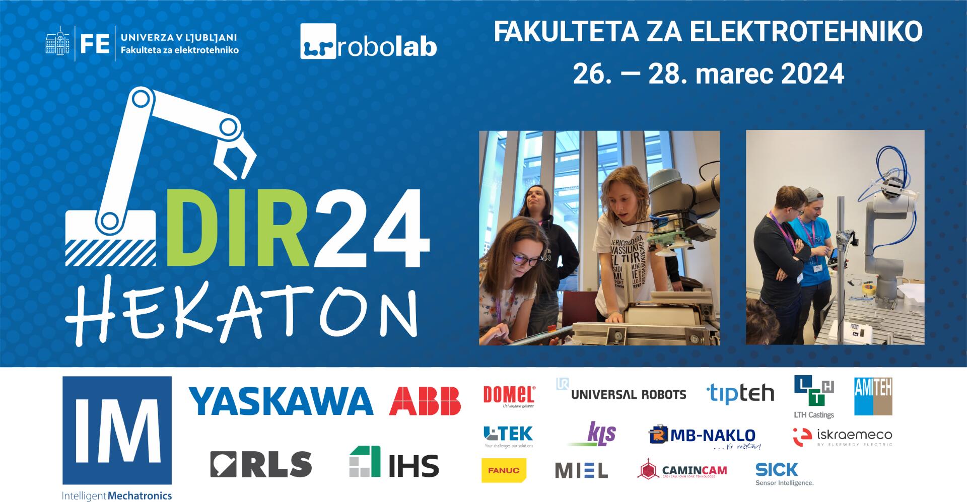 Robotski hekaton na 20. Dnevih industrijske robotike