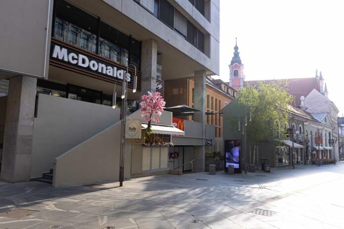 Otvoritev prenovljenega McDonald'sa na Čopovi