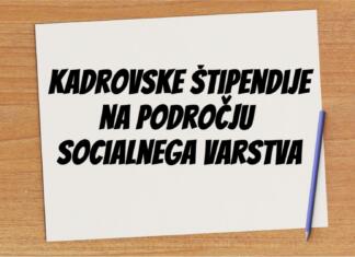Kadrovske štipendije za socialne delavce so razpisane!