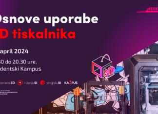 Osnove uporabe 3D tiskalnika | 24. april | Študentski Kampus