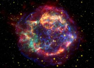 Kdaj bomo na nebu videli supernovo? cassiopeia a, cas a, supernova remnant