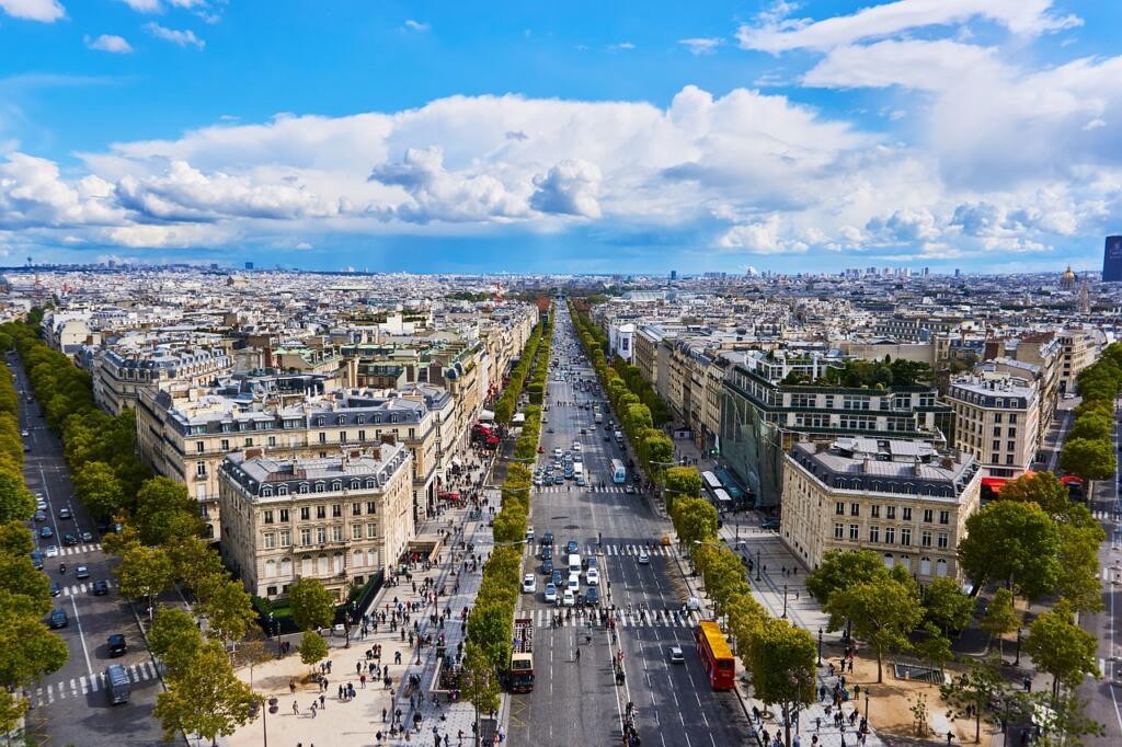 paris, france, champs-elysee