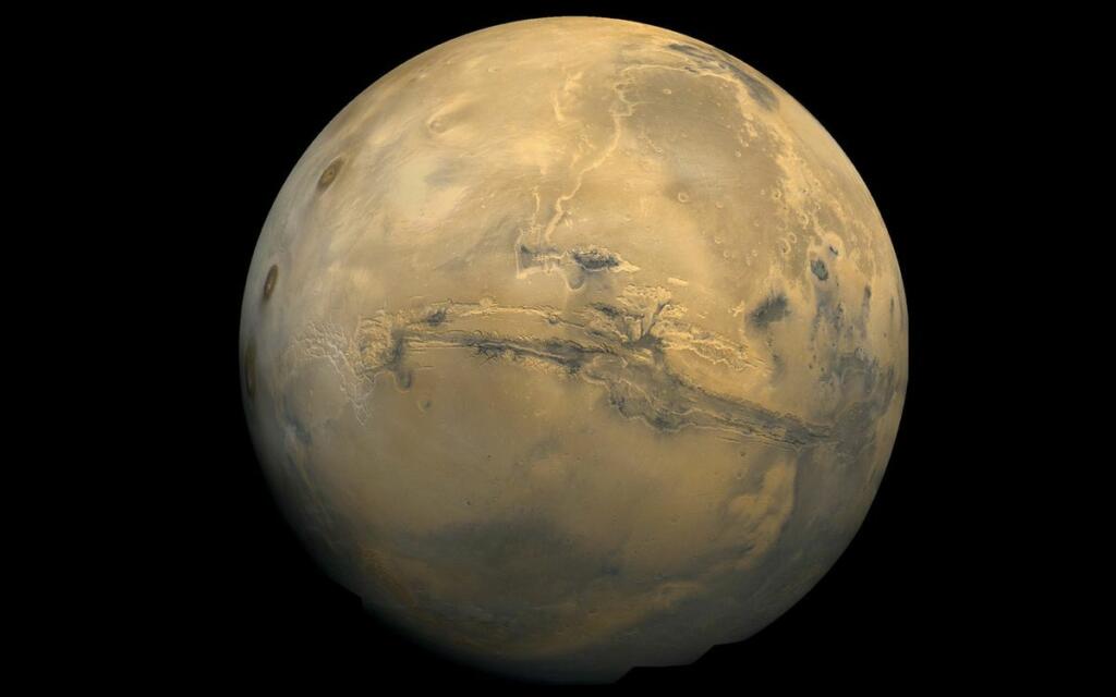 Valles Marineris na Marsu