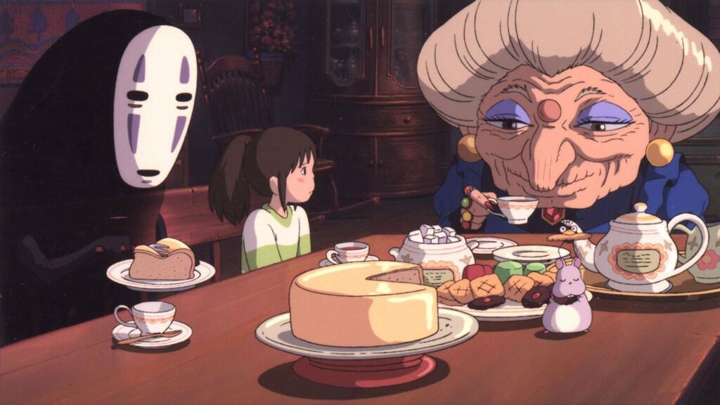 Chihiro s prijatelji na čajanki. Foto: